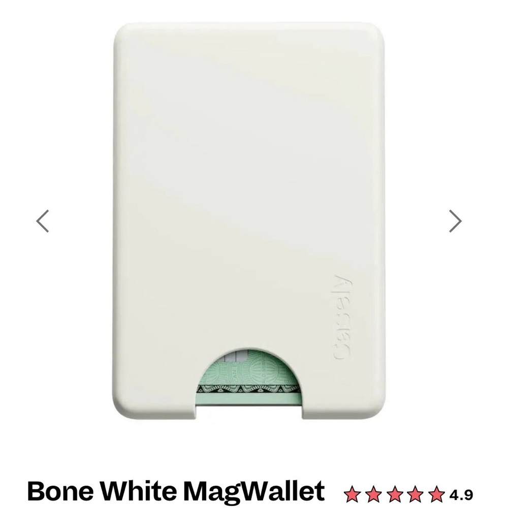 Casely Bone White MagWallet